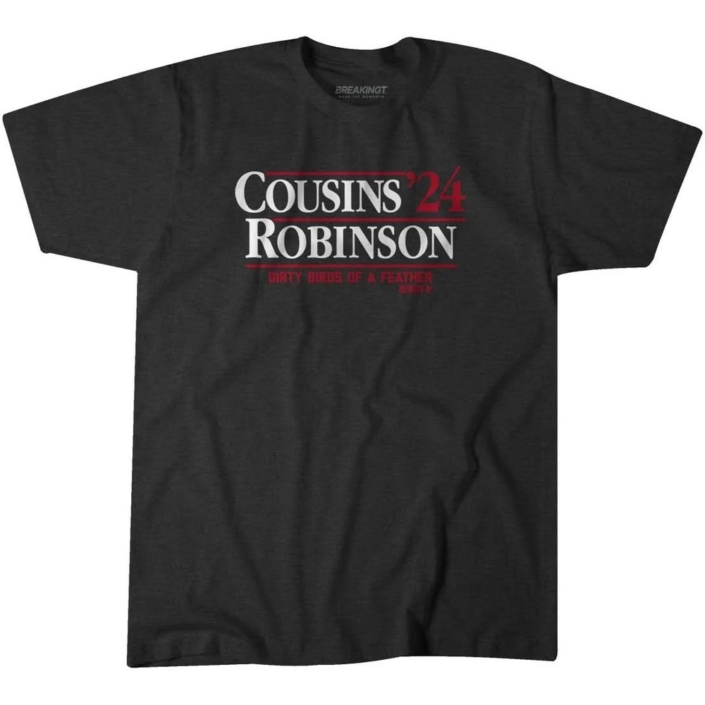 NFL Cousins‎ Robinson 24 Dirty Birds of a Feather Mens T Shirt  NWTSize Large